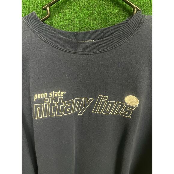 Penn State University PSU pullover navy sweatshirt size XL Y2K Champion UNISEX - Picture 10 of 10